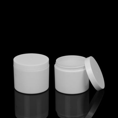 Double Wall PP Cream Jar 50g 100g 150g Luxury White Biodegradable Cosmetic Jars ODM