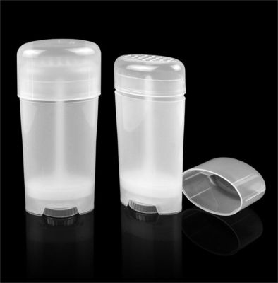 80ml ODM Flat Shaped PP Empty Deodorant Roller Bottles Big Volume Containers