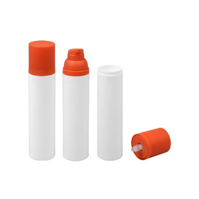 Cylinder 20ml 100ml Airless Lotion Cosmetic Vacuum Pump Bottle For Face Cream