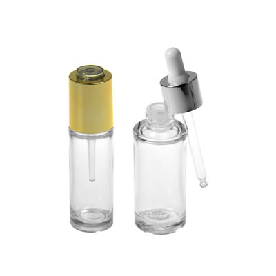 Luxury Cosmetic 40ml PETG Cosmetic Bottle Essential Oil Container Withd Ropper ODM