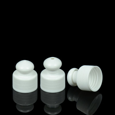 20/410 24/410 Push Pull Plastic Flip Top Lids Plastic Nozzle Cap Matte Spraying