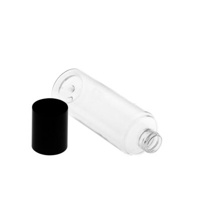 Clear 6oz PET Cosmetic Bottle Toner 120ml With Cover 28/410