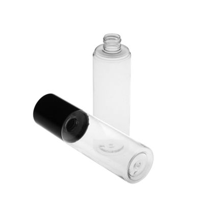 Clear 6oz PET Cosmetic Bottle Toner 120ml With Cover 28/410