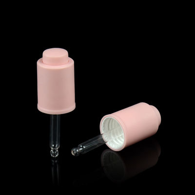20/410 Dispensing Plastic Bottle Cap Nitrile Dropper White Dropper Caps For Essential Oil