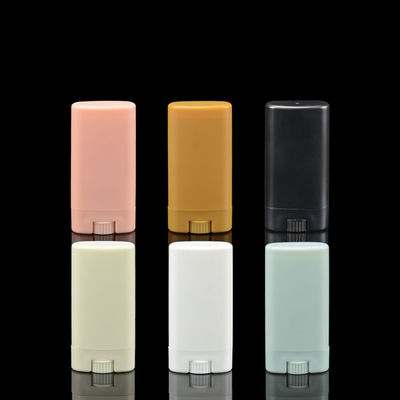 ODM 15ml Deodorant Stick Oval Cosmetic Bottle 15g Empty Gel Flat Oval For Gel