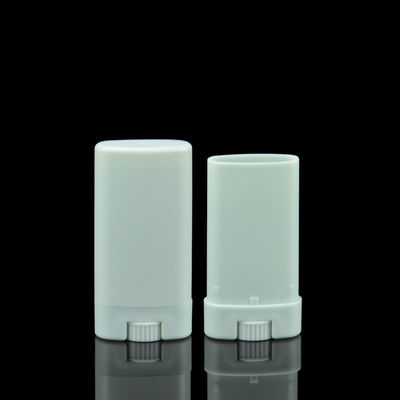 ODM 15ml Deodorant Stick Oval Cosmetic Bottle 15g Empty Gel Flat Oval For Gel