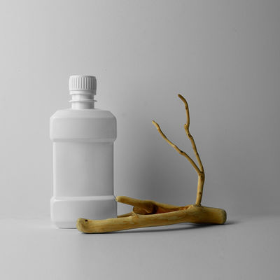 100ml Somewang White Mouthwash Bottle With Plastic Cap 44.5cm 142MM