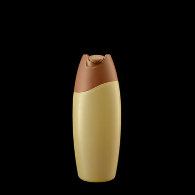 PE 200ml Empty Plastic Bottles Yellow Bottle Shampoo And Conditioner