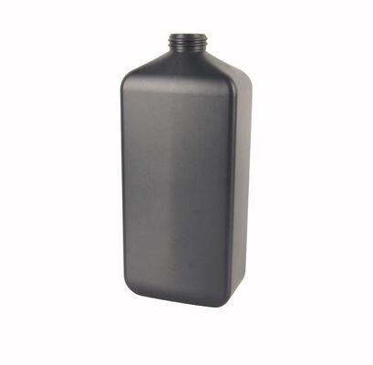 950ml 32/410 PE Cosmetic Bottle Flat Square HDPE Skin Care Pump Bottle