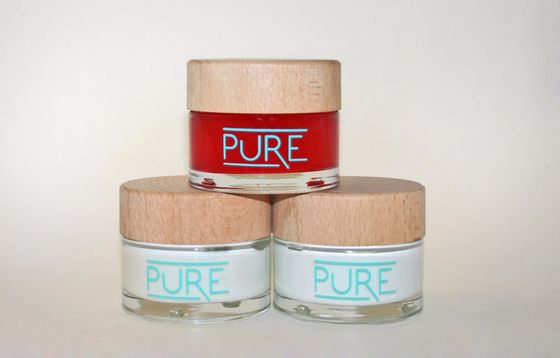 Customized 30ml 50ml PETG Cosmetics Cream Empty Jar With Electroplated Lid