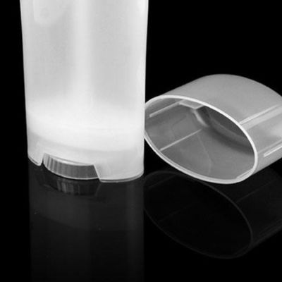 80ml ODM Flat Shaped PP Empty Deodorant Roller Bottles Big Volume Containers