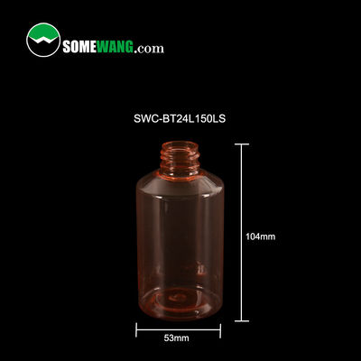 150ml Cosmetic Emulsion Spray Pump Plastic PET Bottle For Shampoo Liquid Skin Care