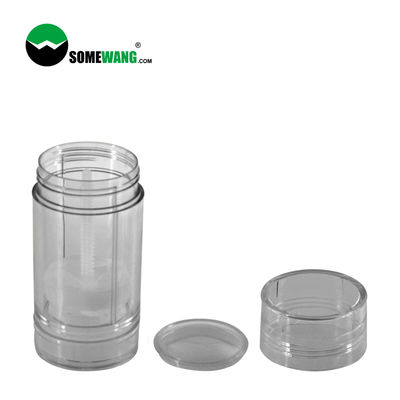 ODM OEM 65ml Deodorant Stick Cylindrical Clear AS Bottle 65g For Body Fragrance