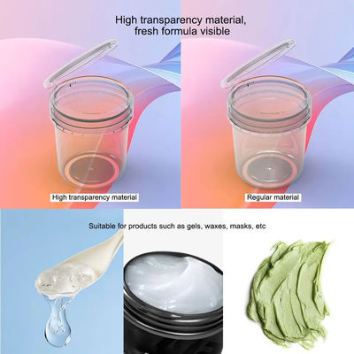 8oz 16oz 20oz Empty Plastic PP Cosmetic Cream Jar Packaging With Lock Flip Cap