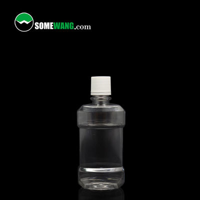 100ml / 250ml / 500ml Cosmetic PET Bottle Customized Mouthwash Bottle