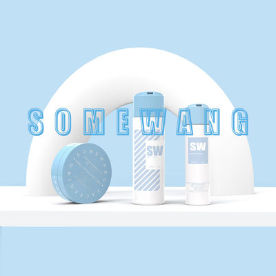 120ml 240ml HDPE Cosmetic Lotion Bottle With Double Wall Disc-Top Cap