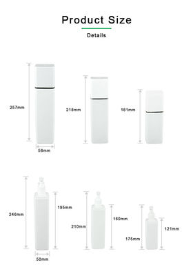 300ml 400ml 500ml PE Bottle With Outer Cover Shampoo Bottle