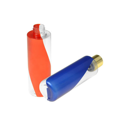Dual Color  Empty Custom PETG Cosmetic Bottle Plastic Lotion Bottle 200ml