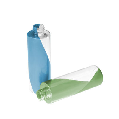 Dual Color  Empty Custom PETG Cosmetic Bottle Plastic Lotion Bottle 200ml